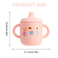 Baby Travel Cup – Dishwasher Safe Silicone Feeding Cup