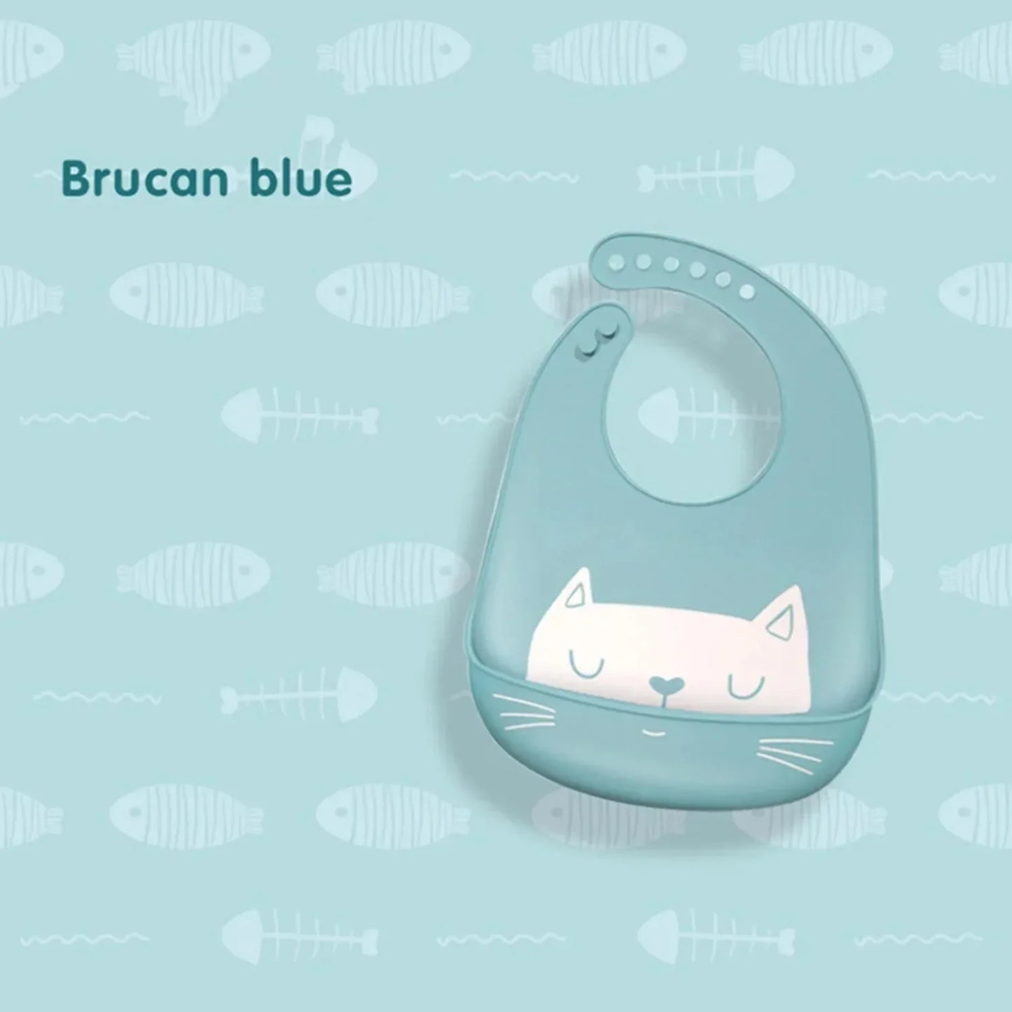 Silicone Baby Bib Waterproof Drool Bib Soft Cartoon Bib for Newborn Feeding Adjustable Burp Cloth for Babies Baby Bib Waterproof