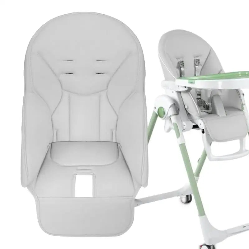 Baby Hight Chair Cushion For Peg Perego Siesta Zero3 Baoneo Kosmic Jane PU Leather Seat Cover With Padding Comfortable For Kids