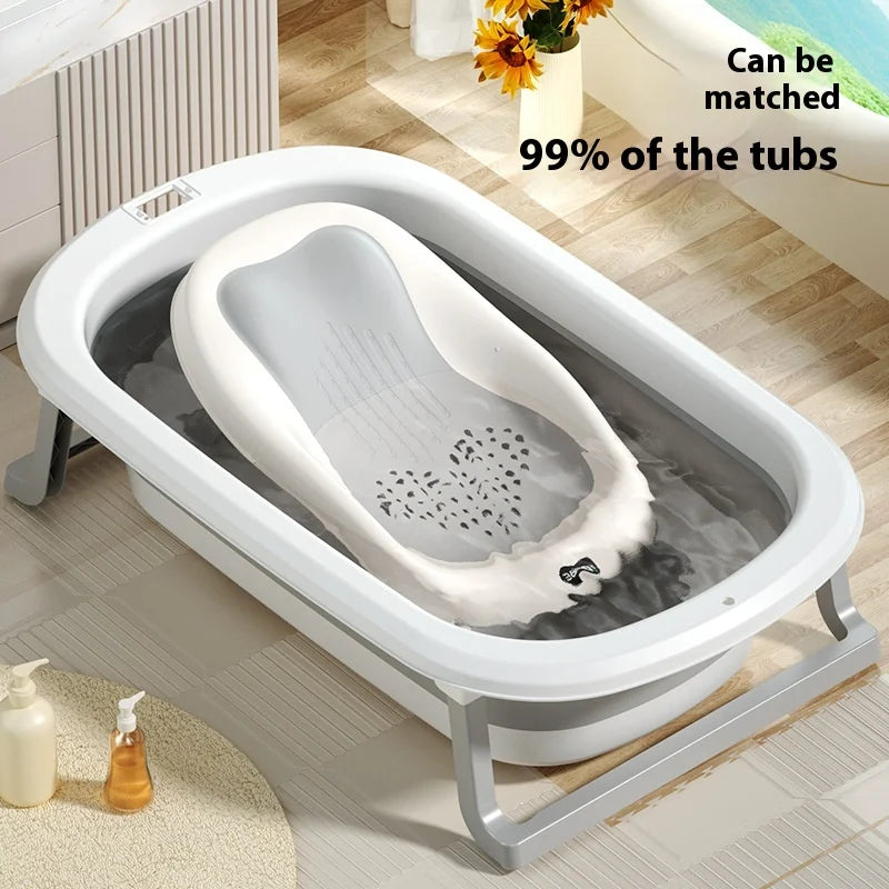 Newborn Butt Washing Artifact Portable Digital Display Temperature Toddler Baby Bath Stand Can Sit Or Lie Bath Stand