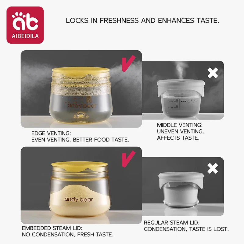 200ML Baby Food Bowl – PPSU Steamed Food Travel Set