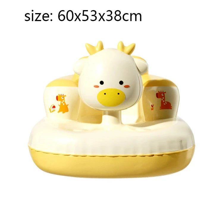 Inflatable Baby Seat – Built-in Air Pump, Learn-to-Sit Floor Chair