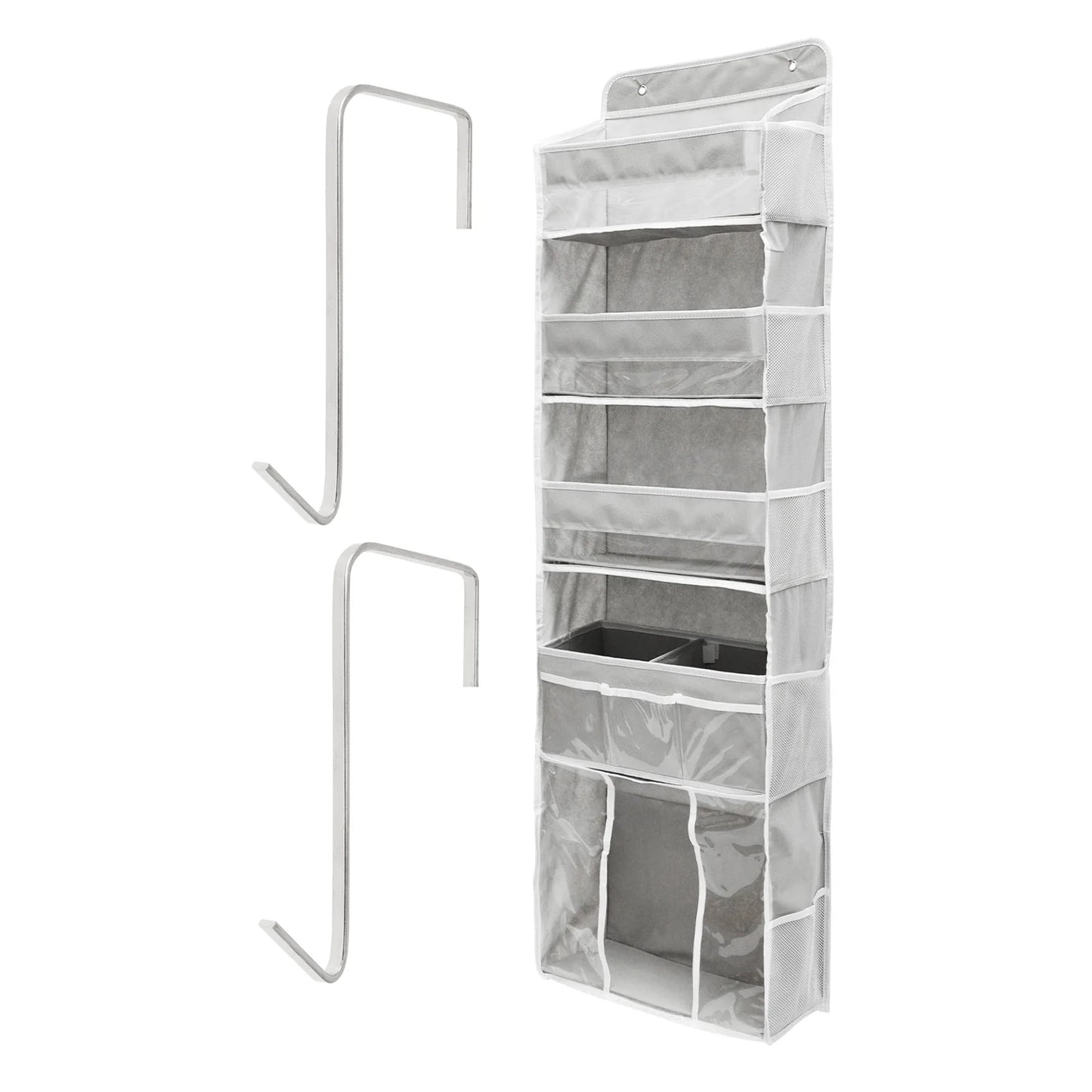 Door Hanging Storage Organizer Over Door Pockets Organizer Set Versatile Hanging Organizer Storage for Home Baby Essentials Toy