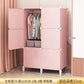 Modular Minimalist Wardrobe Space Saving Fabric Display Nordic Modern Wardrobe Living Room Baby Plastic Ropero Salon Furniture