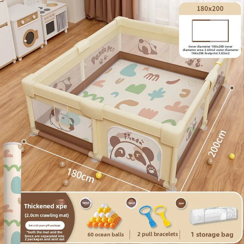 Non-Toxic Baby Playpen with Crawling Mat
