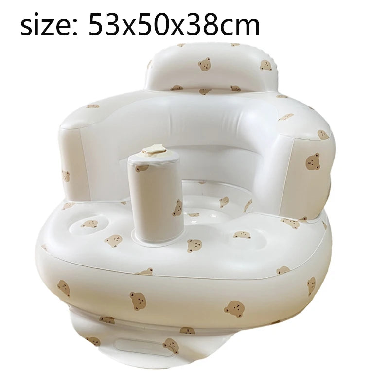 Inflatable Baby Seat – Built-in Air Pump, Learn-to-Sit Floor Chair