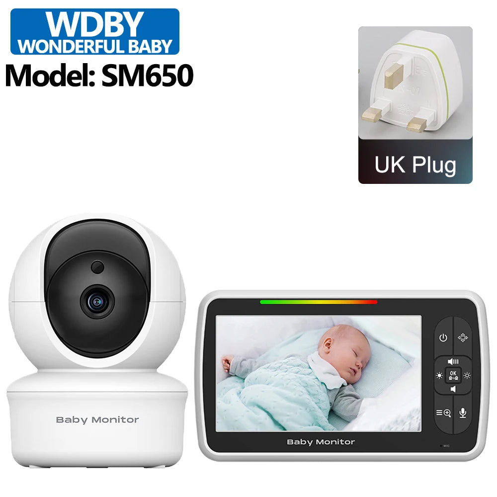 5″ Baby Monitor PTZ 2X Zoom Two-Way Talk VOX  Vi