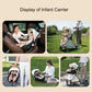 Luxurious Light High Landscape Baby Stroller Egg-shaped Seat for Newborn One Hand Recline Pushchair Pram Compact Size