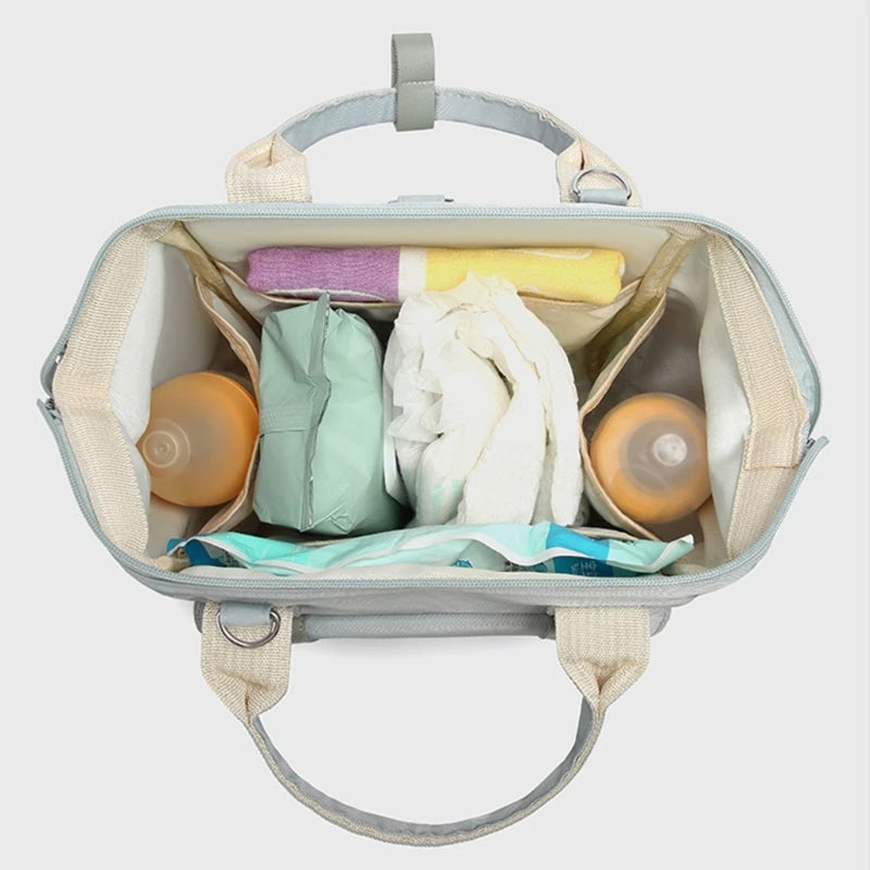New Waterproof Diaper Bag – Large Capacity Travel Tote for Moms