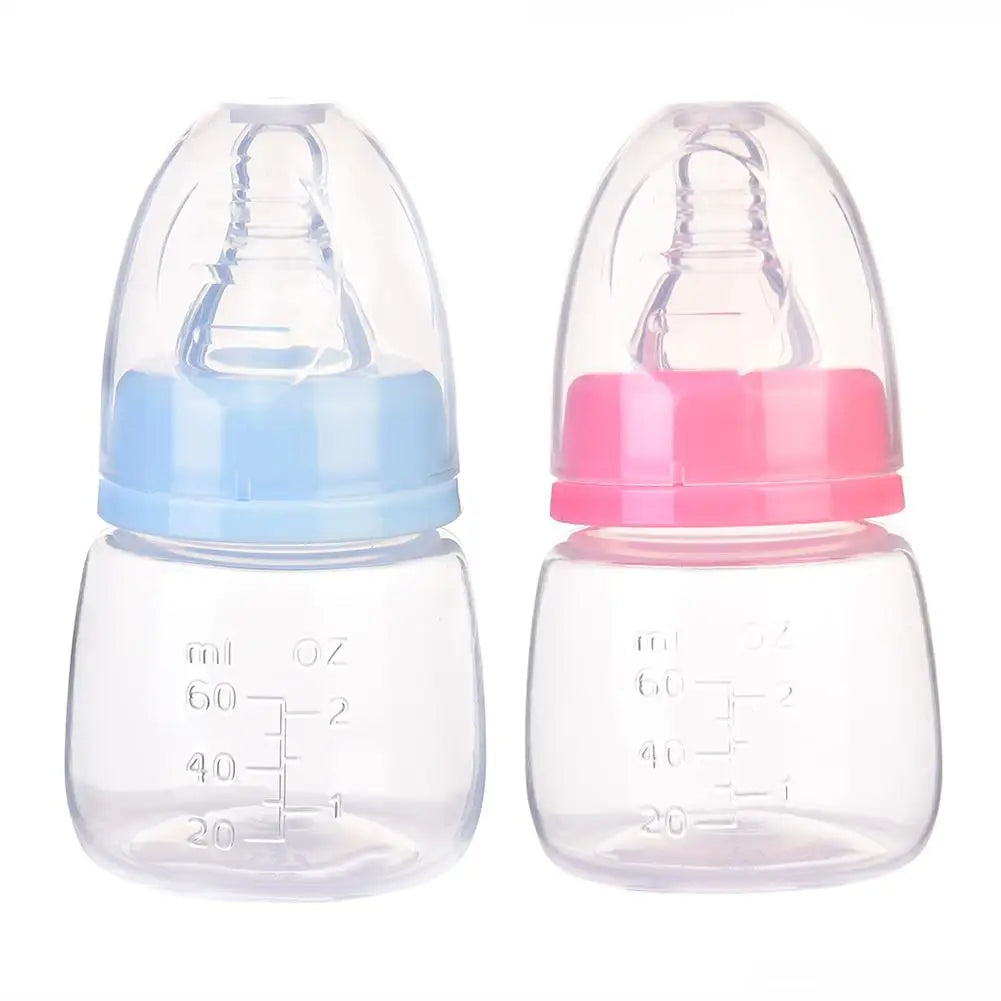 Infant Feeding Bottle | Mini 60ML, BPA-Free, Milk & Juice Feeder