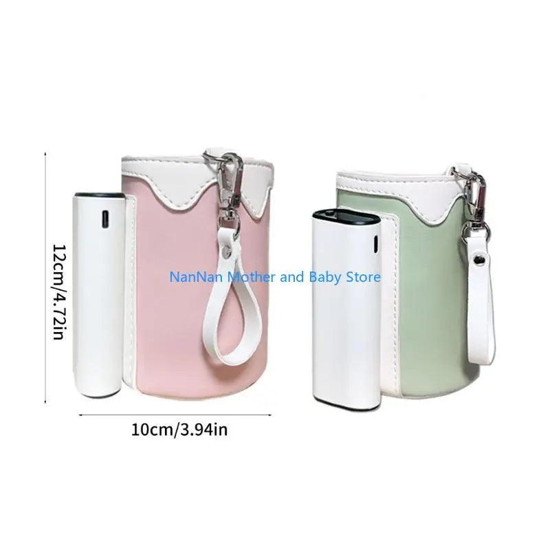 Portable USB Bottle Warmer Wireless Bottle Heating Bag Rechargeable Battery