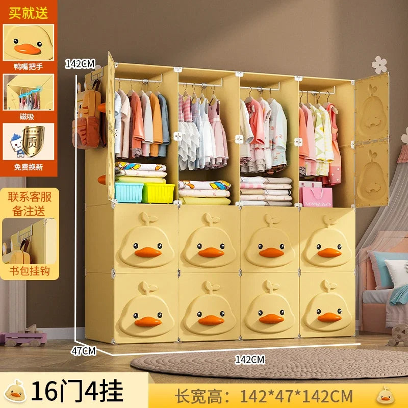 Kids Cube Closet Jewelry Fabric Placard Plastic Partitions Cupboard Walk In Wardrobe Cabinet Guarda Roupa Furniture For Room