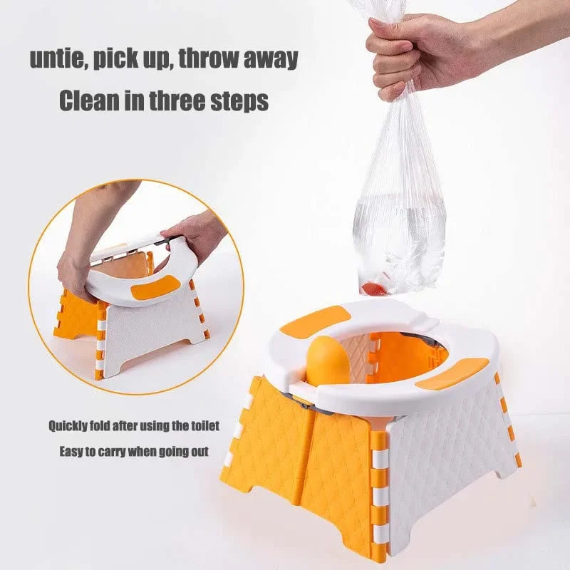 Portable Children's Travel Potty – Car & Toilet Training Seat