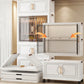 Children's Wardrobe Storage Cabinet Living Room Foldableable Bedroom Container Bins Large Capacity Baby Wardrobe Multi-Function