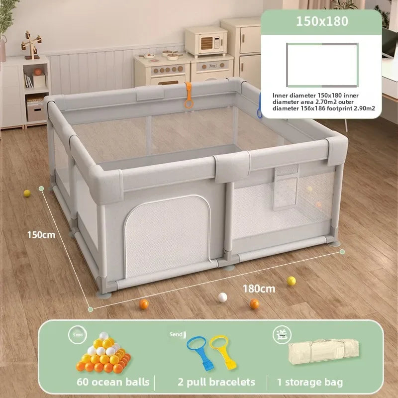 Non-Toxic Baby Playpen with Crawling Mat