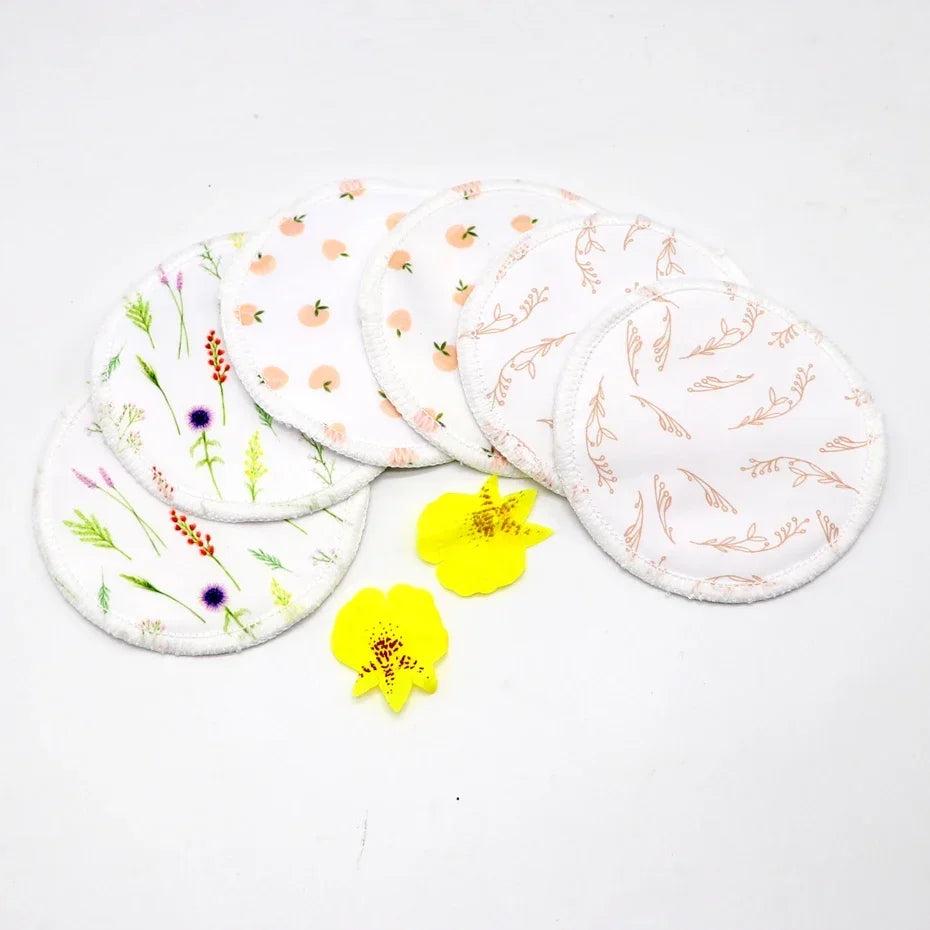 Breast Pads Bamboo Nursing Pads Absorbency Waterproof Washable Feeding Pad Reusable Breathablefor Nursing and Maternity Moms
