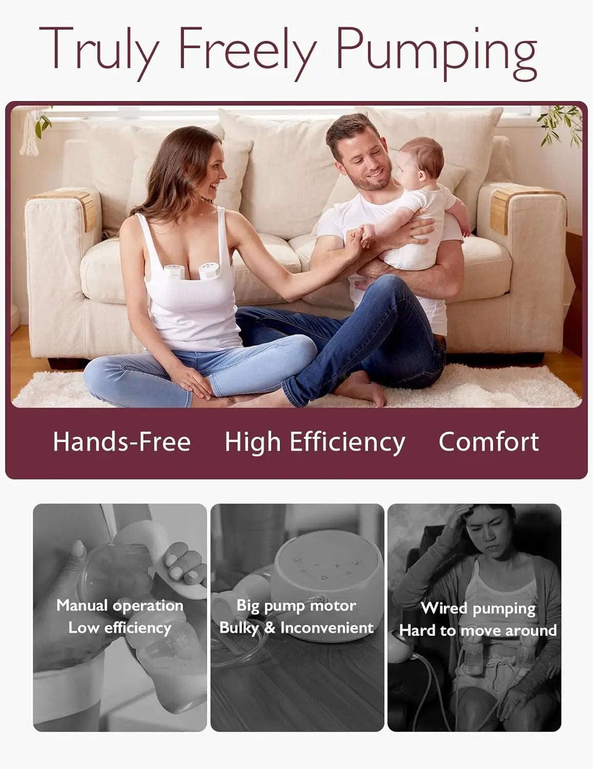 Momcozy Double Breast Pump S12 Pro Hands-Free