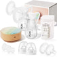 NCVI Rechargeable Electric Breast Pump, 4 Modes & 9 Suction Levels, Ultra-Quiet
