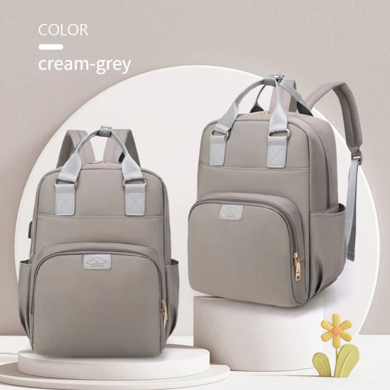 Outdoor Diaper Bag – Lightweight Oxford Backpack
