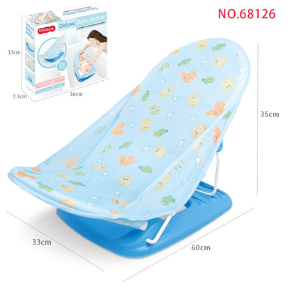Summer Deluxe Baby Bather Seat Comfort Folding Baby Bather Rocking Chair Baby to Toddler Bath Tub - No-Slip Seat