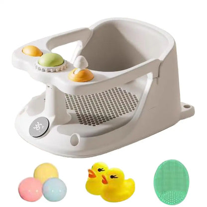 Portable Baby Shower Chair – Non-Slip & Safe for Toddlers