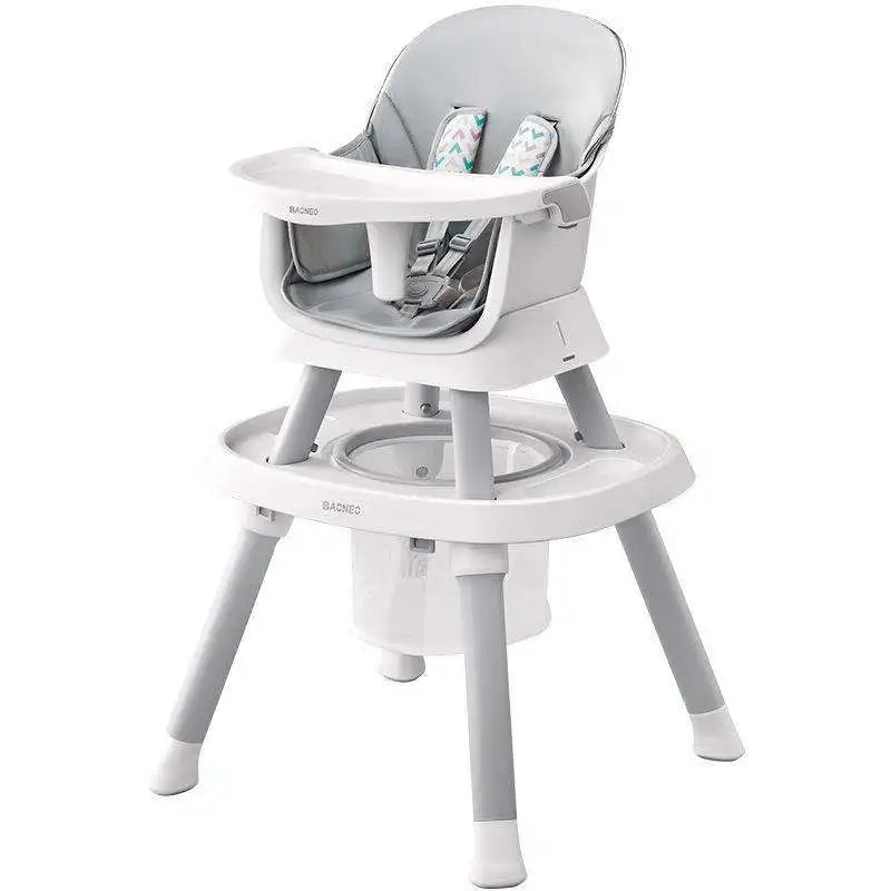 Aolan  7-In-1 Baby High Chair For To Toddler Kids Eating Feeding Height Convertible With Removable Tray