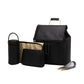 Infant & Baby PU Leather Diaper Bag – Nursing & Travel Friendly