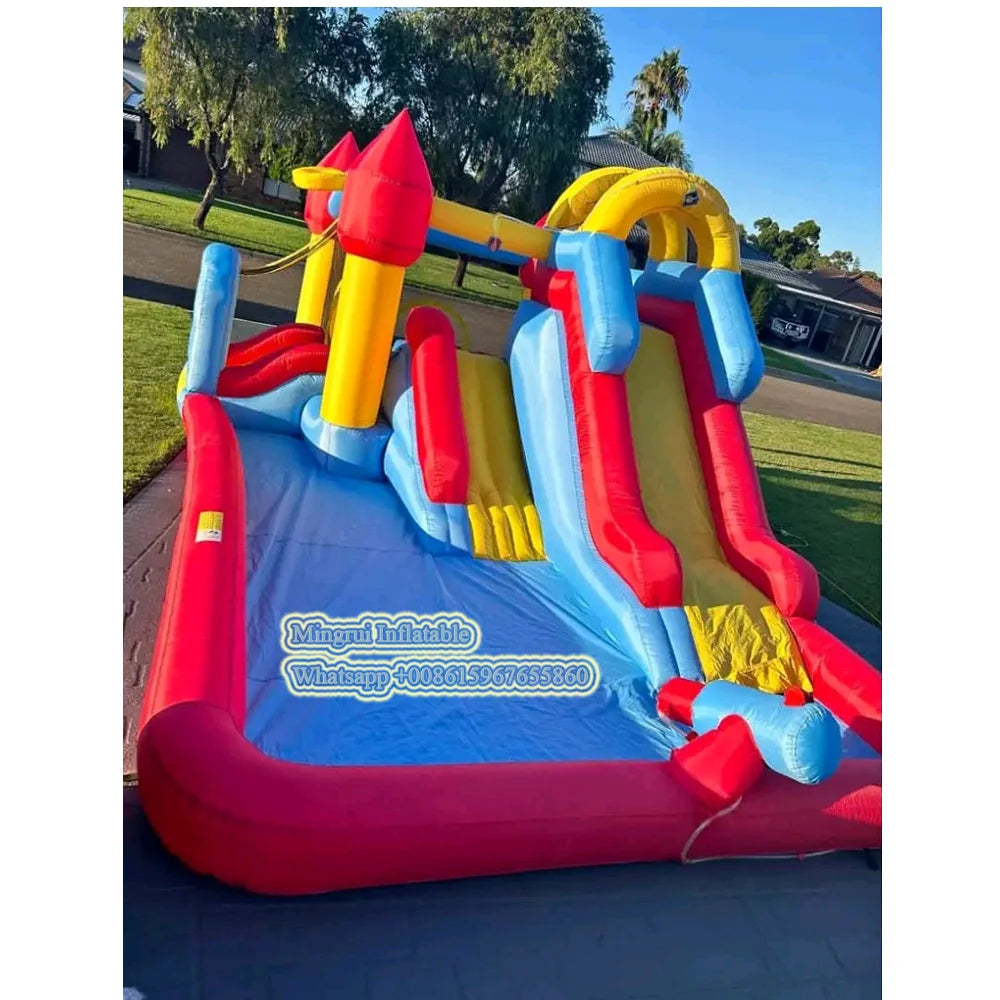 Kids Inflatable Bounce House & Water Slide – Oxford Cloth