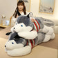 Giant Husky Plush – Soft Stuffed Dog Toy