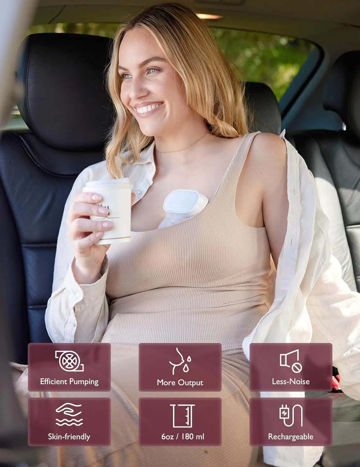 Momcozy Hands-Free Breast Pump S9 Pro, Wearable Double Breast Pump