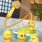 Children Showerhead Shower Toy Little Yellow Duck Electric Rotating Showerhead Water Spray Baby Shower Toy Boys Girls Bath Toys