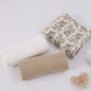 3PCS/set Boho Solid Floral Soft Breathable Newborn Baby Receiving Blanket Muslin Swaddle Blankets