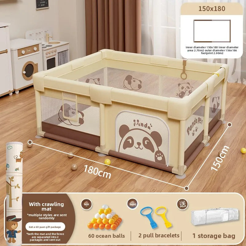 Non-Toxic Baby Playpen with Crawling Mat