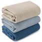 Baby cotton yarn quilt three-piece wrapping towel newborn six-layer wrapping blanket