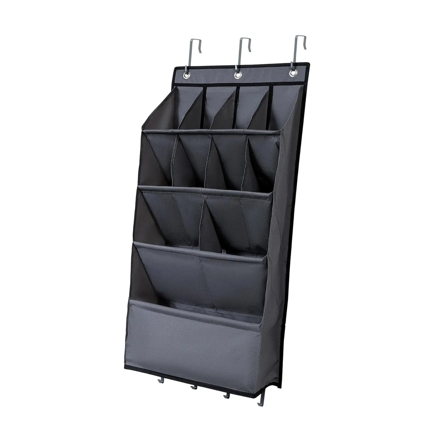 Deep Pockets Door Shoe Rack Foldable for Kids Adults Hanging Shoe Organizer with Large Deep Pockets for Bags Baby Items Toys