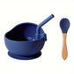 Baby Kitchenware – Silicone Bowl with Spoon & Straw Set