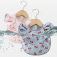 Baby Feeding Bib Apron Kids Mess-proof Waterproof Bib for Baby Girls Children 0-4 Years Feeding Dining Laciness Smock Bibs Apron