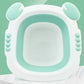 Plastic Folding Basins Anti-Slip Bottom Portable Wash Basins Laundry Tub Adult Baby Bath Basin Bathroom Wash Basin Kitchen