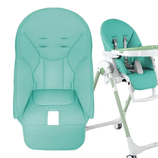 Baby High Chair Cover And Cushion Non Slip Padding Cover For Feeding Seat PU Leather High Chair Padding Covers