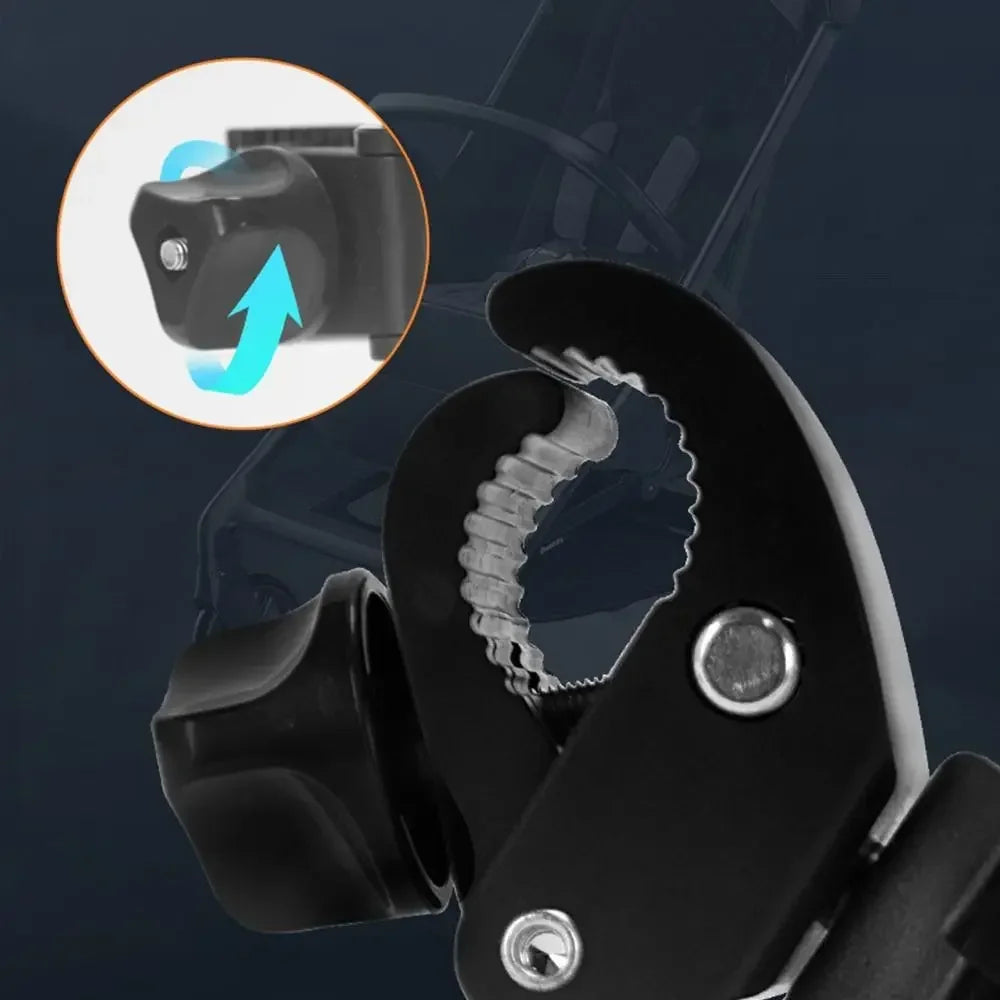 new models Baby Stroller Water Cup Holder Baby Pram 360° Rotate Milk Bottle Rack Multi-function Anti-Slip Mobile Phone Holder