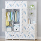 Minimalist Modern Closet Plastic Cube Fabric Storage Baby Open Clothes Wardrobe Nordic Bedroom Guarda Roupa Furniture For Room