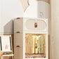 Children's Wardrobe Bedroom Closet Cabinet Baby Storage Box Toy Clothes Organizer Locker Folding Sorting Partition Wardrobe