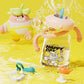 Baby Straw Cup 300ml Spill-Proof Whale Fountain Cup with Soft Flexible Silicone Straw Leakproof Spray Drinking Cup for Boys Girl