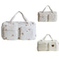 Cartoon Bear Diaper Bag – Quilted Tulip Maternity Tote with Shoulder Strap