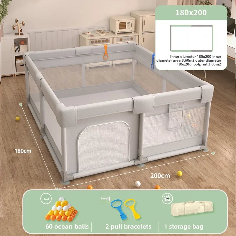 Non-Toxic Baby Playpen with Crawling Mat