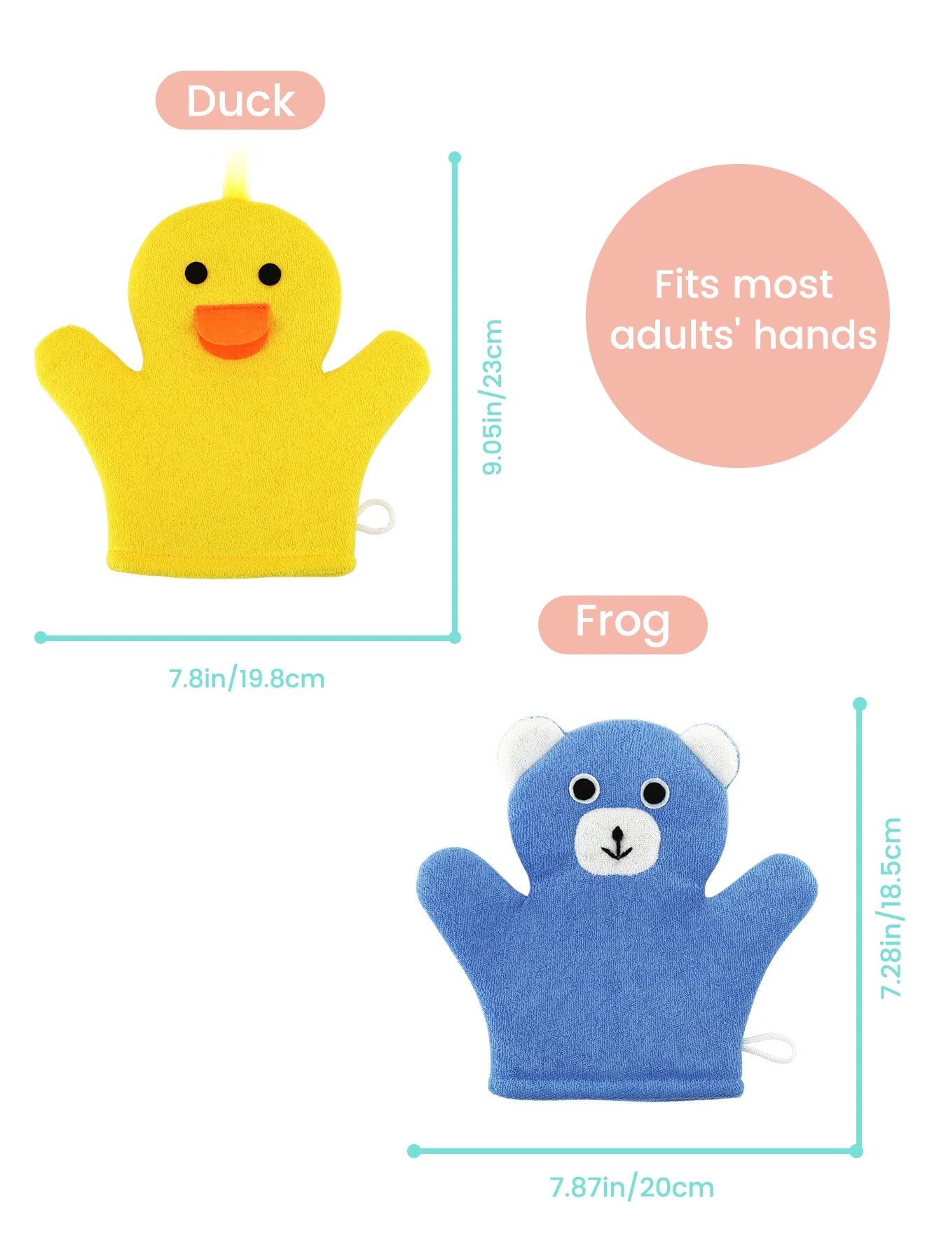 Children's Cartoon Bathing Gloves Fun And Entertaining Mitts for Bath Time