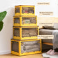 BGRORIO Foldable Storage Box Closet Organizer With Wheels Stackable Sundries Organizer Clothes Quilts Toys Books Storage Box