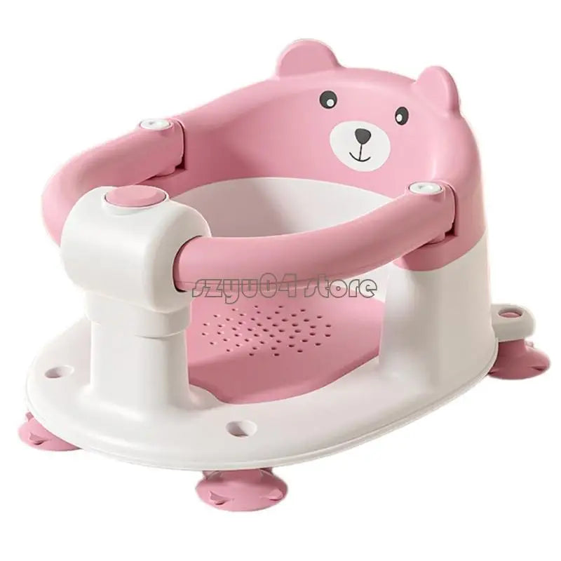 4X7D Bath Chair for Baby 360 Degree Surrounded Infants Bathtub Stool Nonslip Bottom Designing Shower Chair Bathing Essential