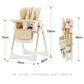 Baby Highchair Infant Dining Chair Baby Eating Foldable Seat Multifunctional Lift Baby Dining Table Chair