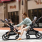 New baby stroller 3 in 1 with car seat,Baby carriages Can sit or lie down multiple child stroller folding Baby stroller